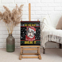 Give Your Heart Pitbull Dog Canvas Wall Art The Will Never Break It - Wonder Print Shop
