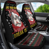 Give Your Heart Pitbull Dog Car Seat Cover The Will Never Break It - Wonder Print Shop