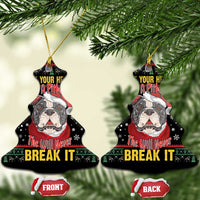 Give Your Heart Pitbull Dog Ceramic Ornament The Will Never Break It - Wonder Print Shop