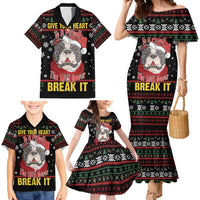 Give Your Heart Pitbull Dog Family Matching Mermaid Dress and Hawaiian Shirt The Will Never Break It - Wonder Print Shop