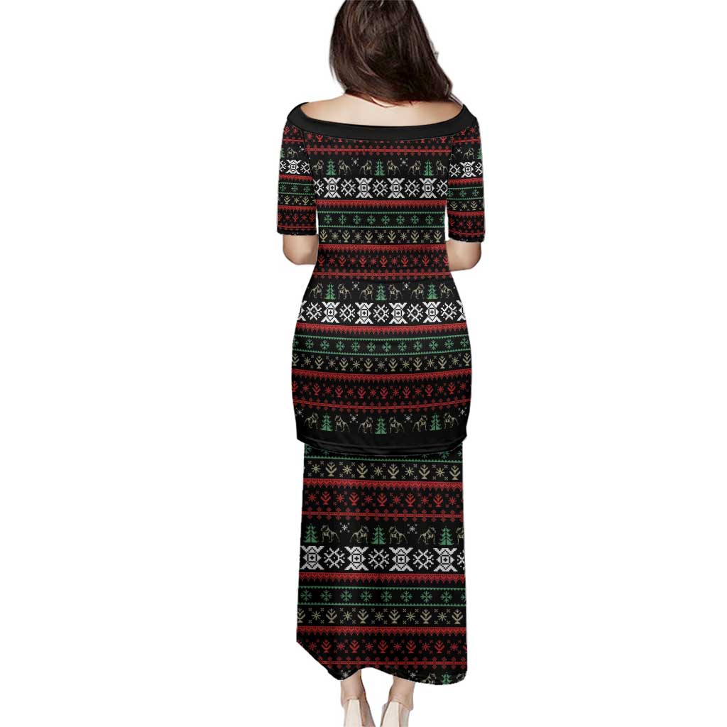 Give Your Heart Pitbull Dog Family Matching Puletasi and Hawaiian Shirt The Will Never Break It - Wonder Print Shop