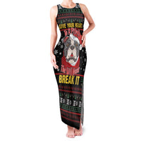Give Your Heart Pitbull Dog Family Matching Tank Maxi Dress and Hawaiian Shirt The Will Never Break It - Wonder Print Shop