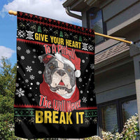Give Your Heart Pitbull Dog Garden Flag The Will Never Break It - Wonder Print Shop