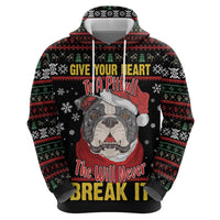 Give Your Heart Pitbull Dog Hoodie The Will Never Break It - Wonder Print Shop