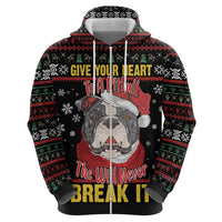 Give Your Heart Pitbull Dog Hoodie The Will Never Break It - Wonder Print Shop