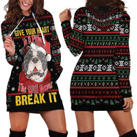 Give Your Heart Pitbull Dog Hoodie Dress The Will Never Break It - Wonder Print Shop