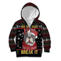 Give Your Heart Pitbull Dog Kid Hoodie The Will Never Break It - Wonder Print Shop