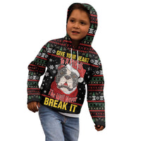 Give Your Heart Pitbull Dog Kid Hoodie The Will Never Break It - Wonder Print Shop