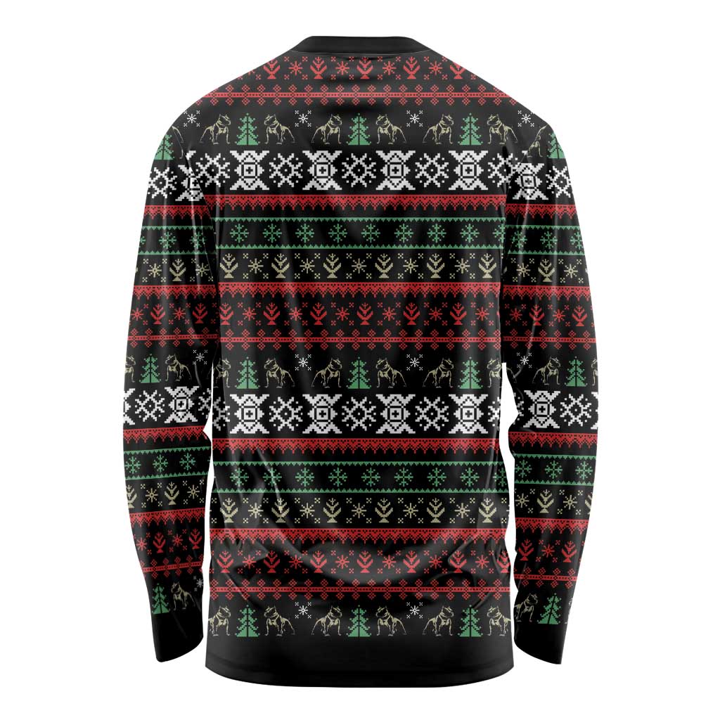 Give Your Heart Pitbull Dog Long Sleeve Shirt The Will Never Break It - Wonder Print Shop