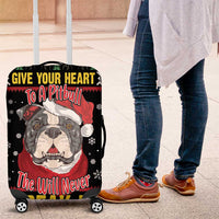 Give Your Heart Pitbull Dog Luggage Cover The Will Never Break It - Wonder Print Shop