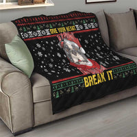 Give Your Heart Pitbull Dog Quilt The Will Never Break It - Wonder Print Shop