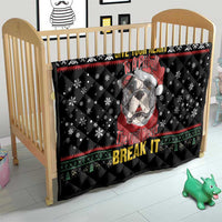 Give Your Heart Pitbull Dog Quilt The Will Never Break It - Wonder Print Shop