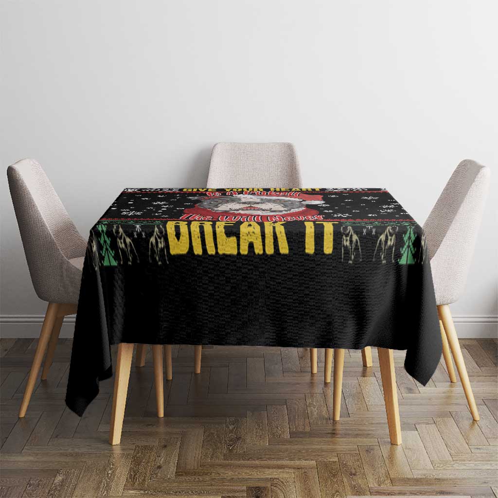Give Your Heart Pitbull Dog Tablecloth The Will Never Break It - Wonder Print Shop