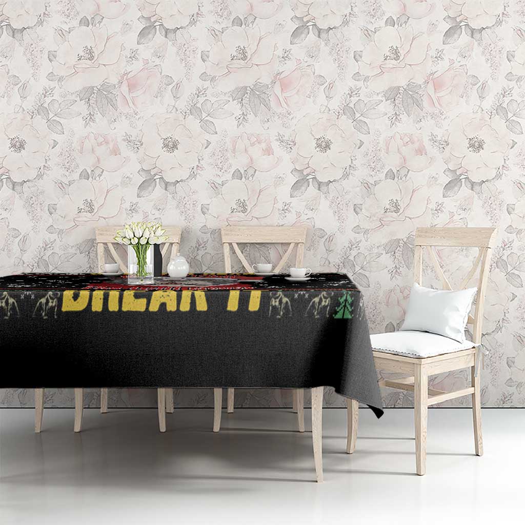Give Your Heart Pitbull Dog Tablecloth The Will Never Break It - Wonder Print Shop