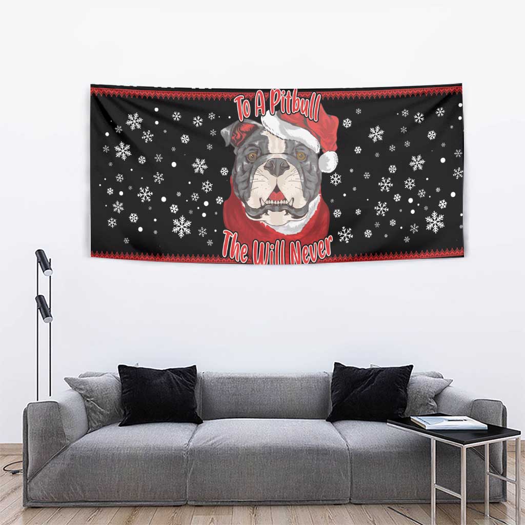 Give Your Heart Pitbull Dog Tapestry The Will Never Break It - Wonder Print Shop