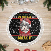 Give Your Heart Pitbull Dog Tree Skirt The Will Never Break It - Wonder Print Shop