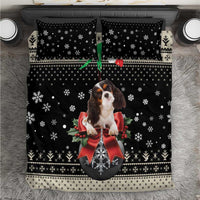 Cavalier King Charles Spaniel Xmas Ball Bedding Set Christmas Dog Lovers - Wonder Print Shop