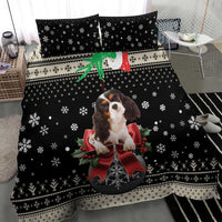 Cavalier King Charles Spaniel Xmas Ball Bedding Set Christmas Dog Lovers - Wonder Print Shop
