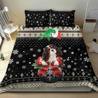 Cavalier King Charles Spaniel Xmas Ball Bedding Set Christmas Dog Lovers - Wonder Print Shop