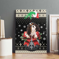 Cavalier King Charles Spaniel Xmas Ball Canvas Wall Art Christmas Dog Lovers - Wonder Print Shop