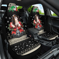 Cavalier King Charles Spaniel Xmas Ball Car Seat Cover Christmas Dog Lovers - Wonder Print Shop