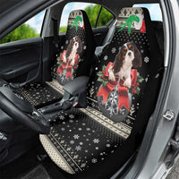 Cavalier King Charles Spaniel Xmas Ball Car Seat Cover Christmas Dog Lovers - Wonder Print Shop