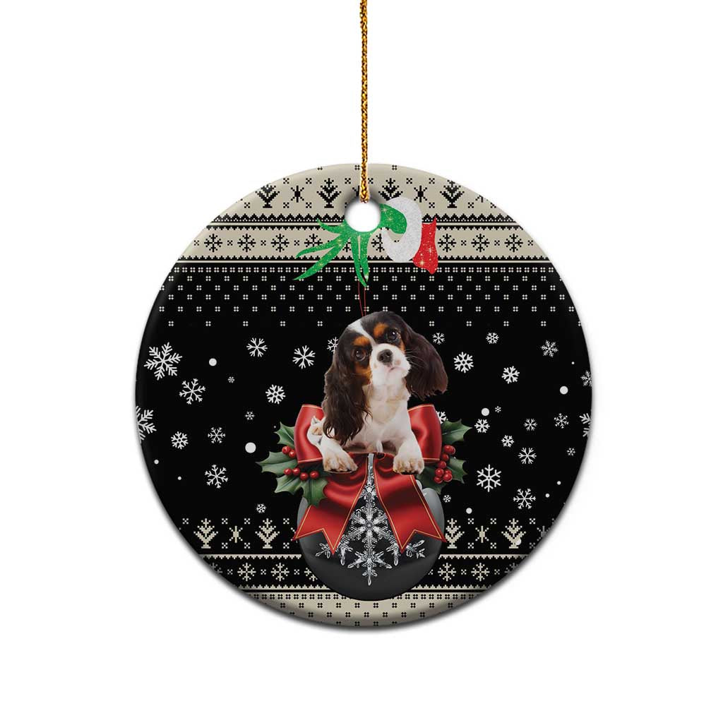 Cavalier King Charles Spaniel Xmas Ball Ceramic Ornament Christmas Dog Lovers - Wonder Print Shop
