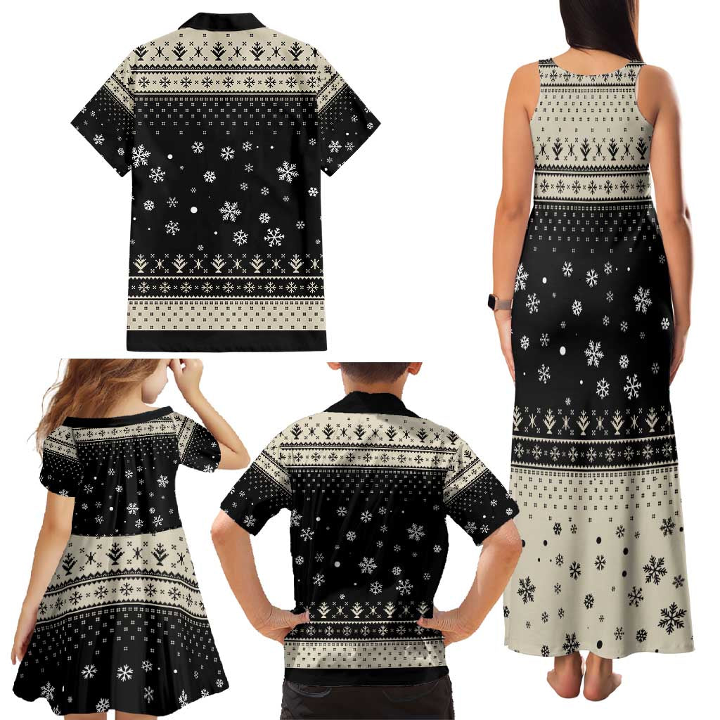 Cavalier King Charles Spaniel Xmas Ball Family Matching Tank Maxi Dress and Hawaiian Shirt Christmas Dog Lovers - Wonder Print Shop