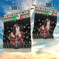 Cavalier King Charles Spaniel Xmas Ball Garden Flag Christmas Dog Lovers - Wonder Print Shop
