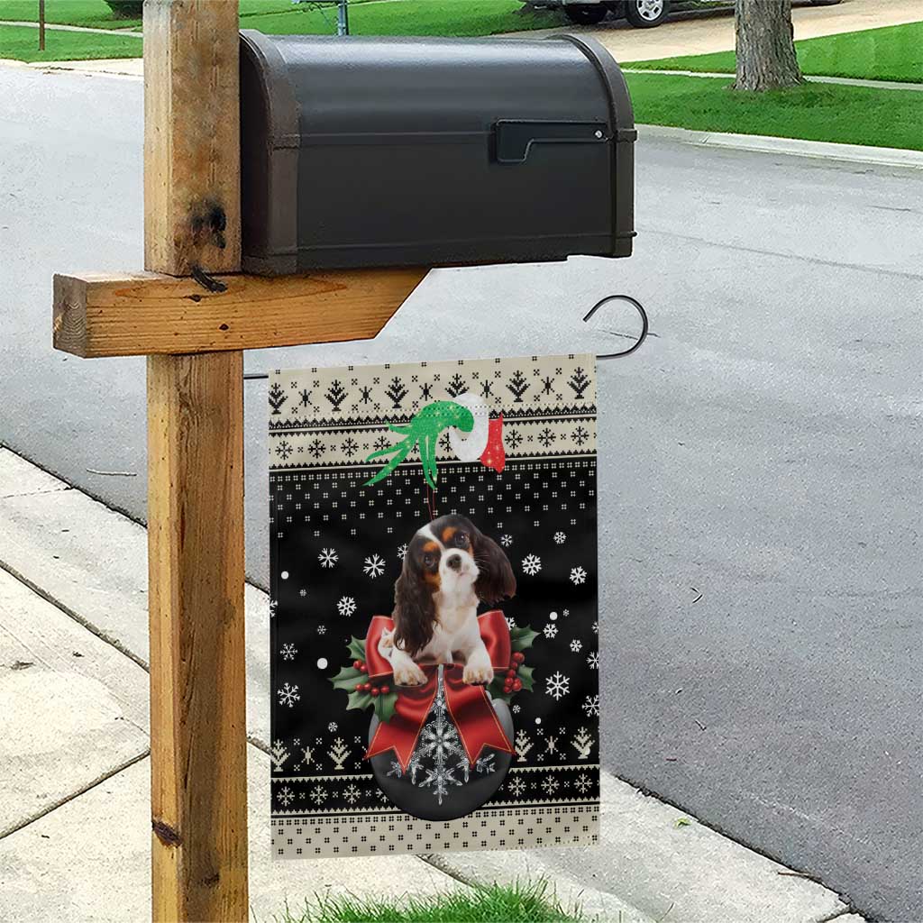 Cavalier King Charles Spaniel Xmas Ball Garden Flag Christmas Dog Lovers - Wonder Print Shop
