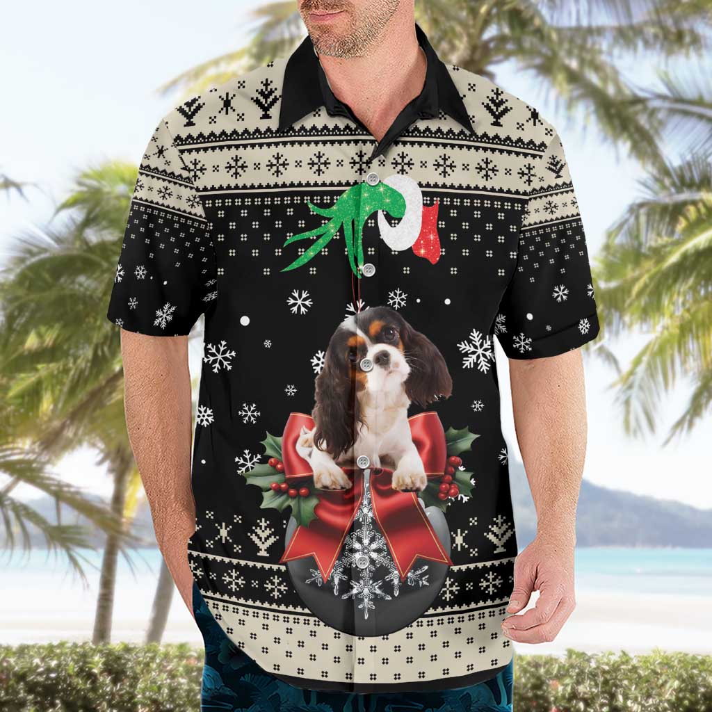 Cavalier King Charles Spaniel Xmas Ball Hawaiian Shirt Christmas Dog Lovers - Wonder Print Shop