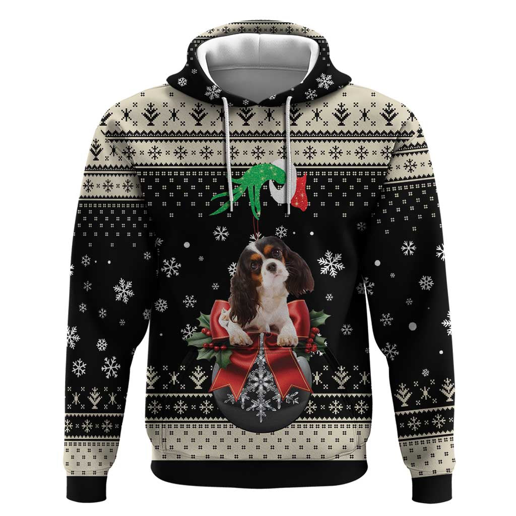 Cavalier King Charles Spaniel Xmas Ball Hoodie Christmas Dog Lovers - Wonder Print Shop