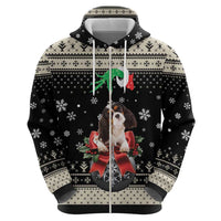 Cavalier King Charles Spaniel Xmas Ball Hoodie Christmas Dog Lovers - Wonder Print Shop