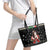 Cavalier King Charles Spaniel Xmas Ball Leather Tote Bag Christmas Dog Lovers - Wonder Print Shop