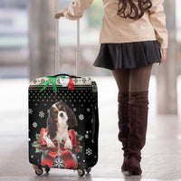 Cavalier King Charles Spaniel Xmas Ball Luggage Cover Christmas Dog Lovers - Wonder Print Shop