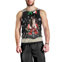 Cavalier King Charles Spaniel Xmas Ball Men Tank Top Christmas Dog Lovers - Wonder Print Shop