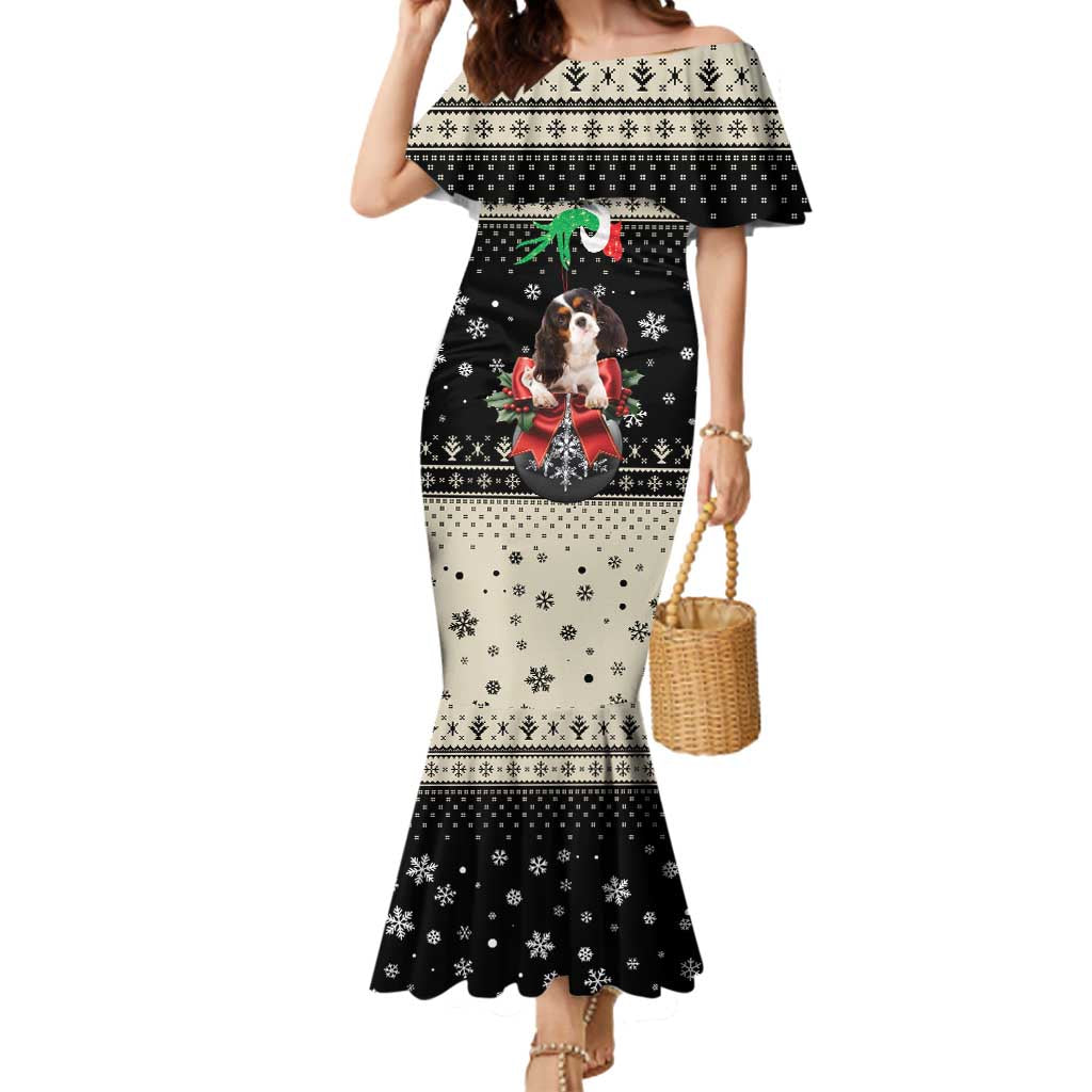 Cavalier King Charles Spaniel Xmas Ball Mermaid Dress Christmas Dog Lovers - Wonder Print Shop