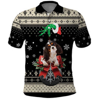 Cavalier King Charles Spaniel Xmas Ball Polo Shirt Christmas Dog Lovers - Wonder Print Shop
