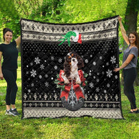 Cavalier King Charles Spaniel Xmas Ball Quilt Christmas Dog Lovers - Wonder Print Shop