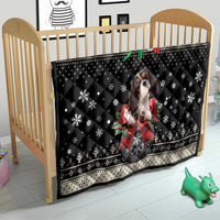 Cavalier King Charles Spaniel Xmas Ball Quilt Christmas Dog Lovers - Wonder Print Shop