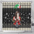 Cavalier King Charles Spaniel Xmas Ball Shower Curtain Christmas Dog Lovers
