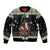 Cavalier King Charles Spaniel Xmas Ball Sleeve Zip Bomber Jacket Christmas Dog Lovers - Wonder Print Shop