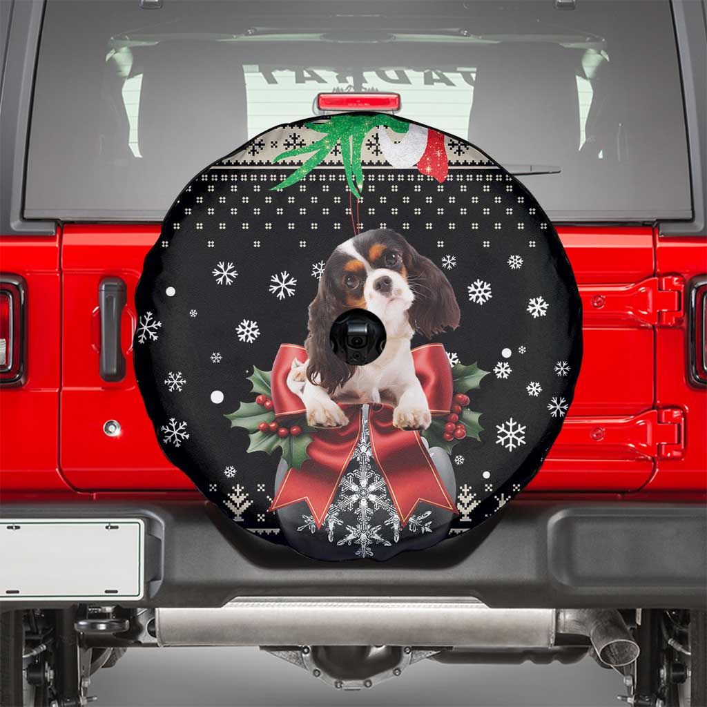 Cavalier King Charles Spaniel Xmas Ball Spare Tire Cover Christmas Dog Lovers - Wonder Print Shop