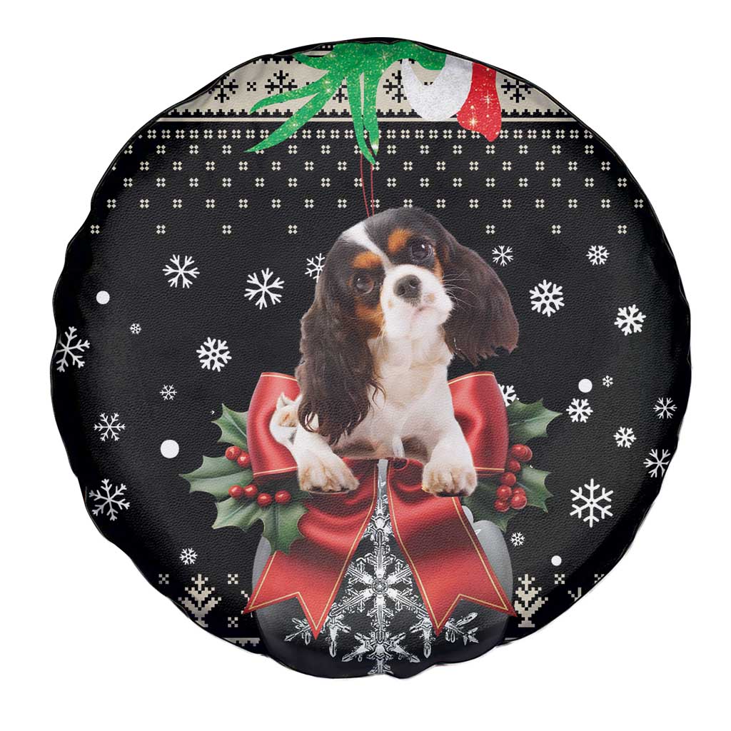 Cavalier King Charles Spaniel Xmas Ball Spare Tire Cover Christmas Dog Lovers - Wonder Print Shop