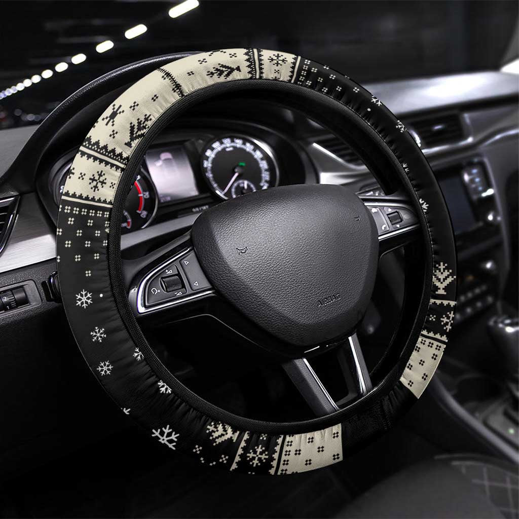 Cavalier King Charles Spaniel Xmas Ball Steering Wheel Cover Christmas Dog Lovers - Wonder Print Shop