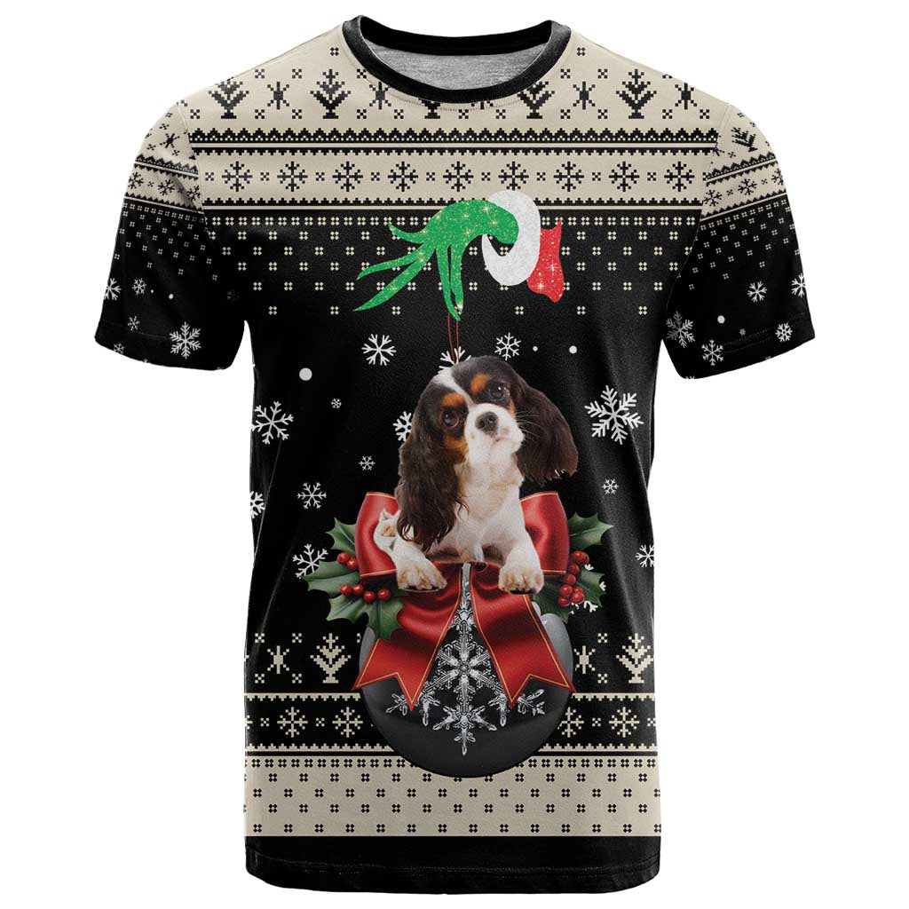 Cavalier King Charles Spaniel Xmas Ball T Shirt Christmas Dog Lovers - Wonder Print Shop