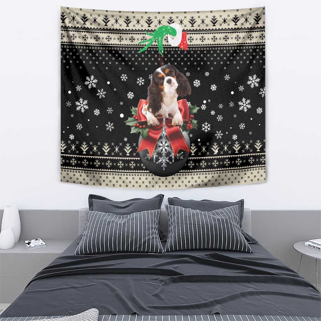 Cavalier King Charles Spaniel Xmas Ball Tapestry Christmas Dog Lovers - Wonder Print Shop