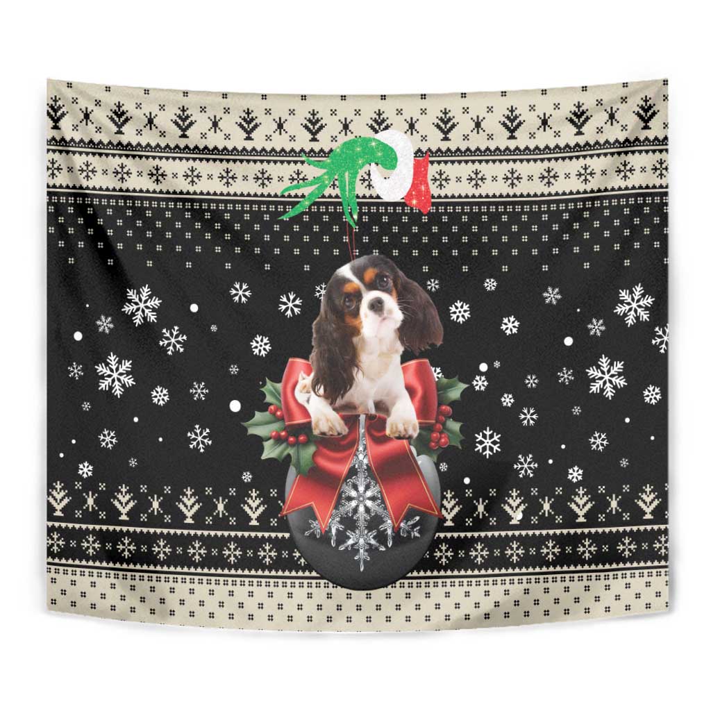 Cavalier King Charles Spaniel Xmas Ball Tapestry Christmas Dog Lovers - Wonder Print Shop
