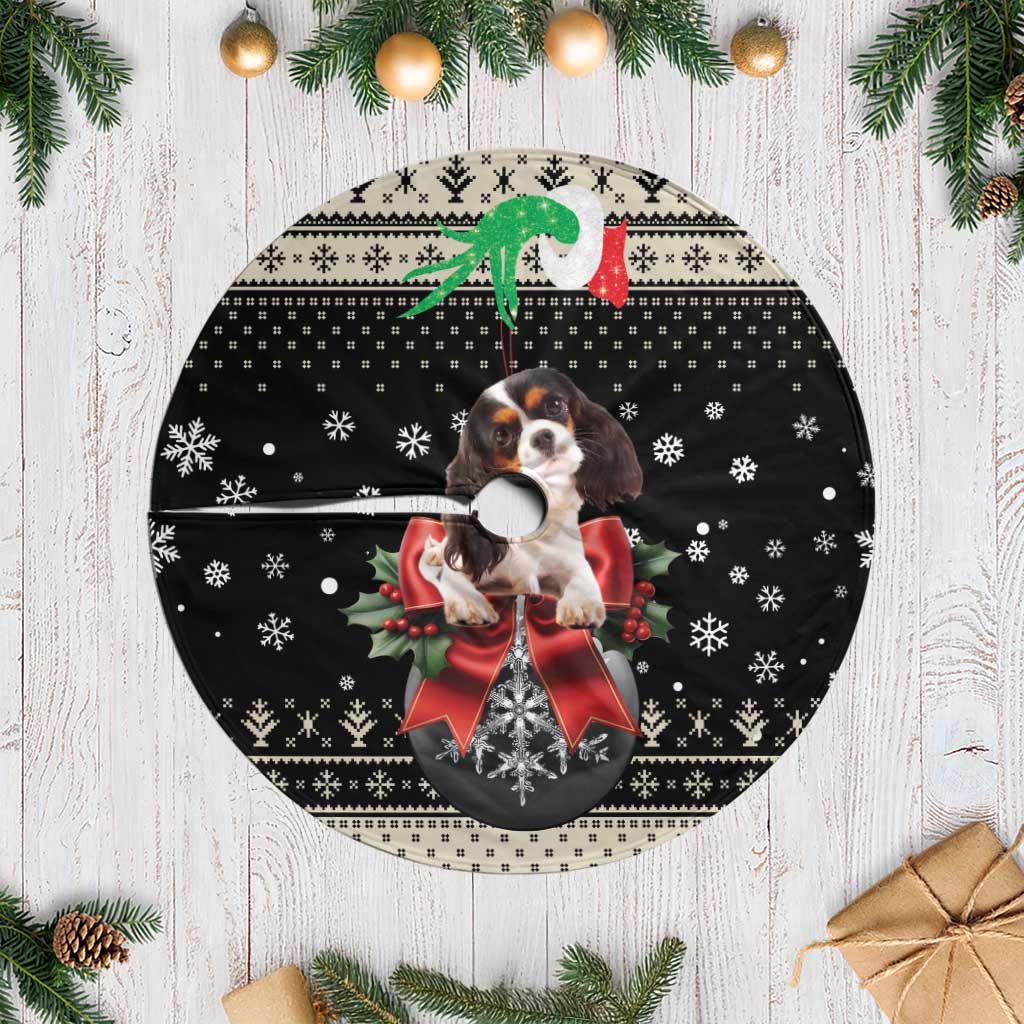Cavalier King Charles Spaniel Xmas Ball Tree Skirt Christmas Dog Lovers - Wonder Print Shop