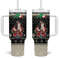 Cavalier King Charles Spaniel Xmas Ball Tumbler With Handle Christmas Dog Lovers - Wonder Print Shop